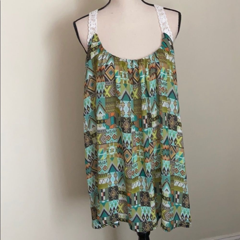 NWT Millau Sleeveless Drop Waist Dress Size S